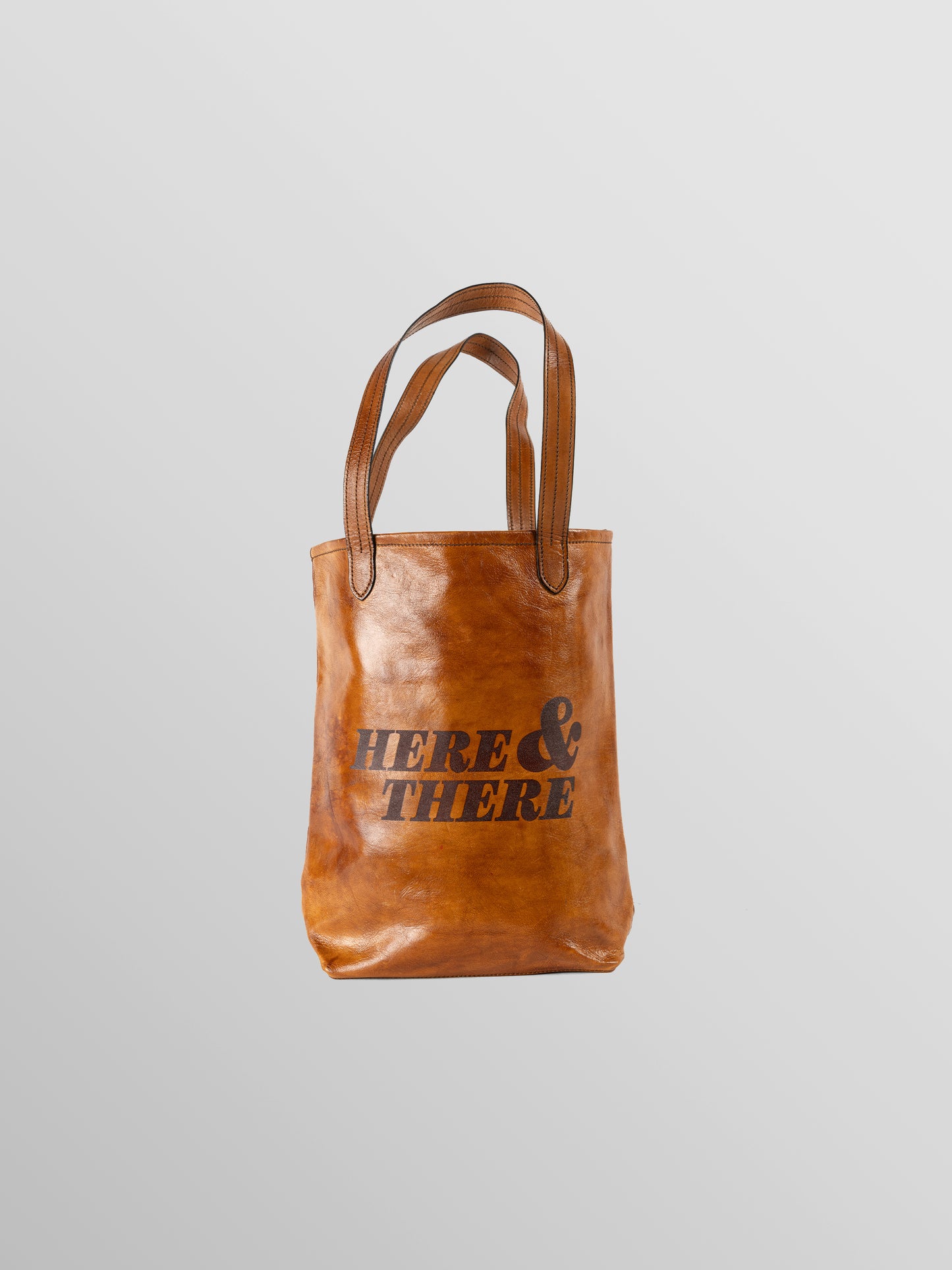 Sm Natural Leather Tote