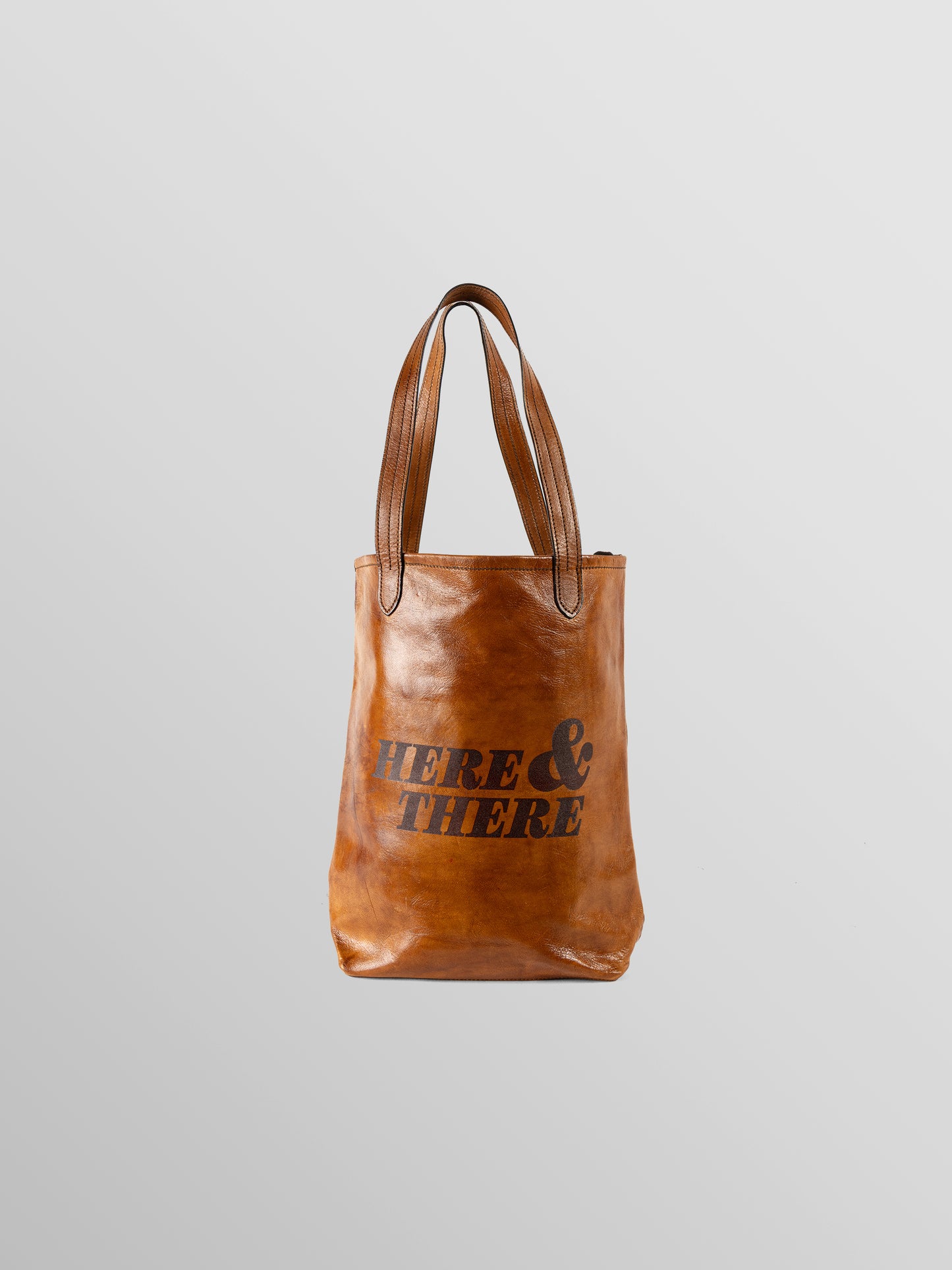 Sm Natural Leather Tote