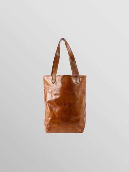 Sm Natural Leather Tote