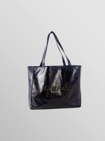 Natural Leather Beach Bag