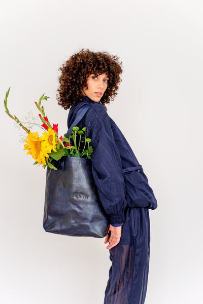 Md Natural Leather Tote