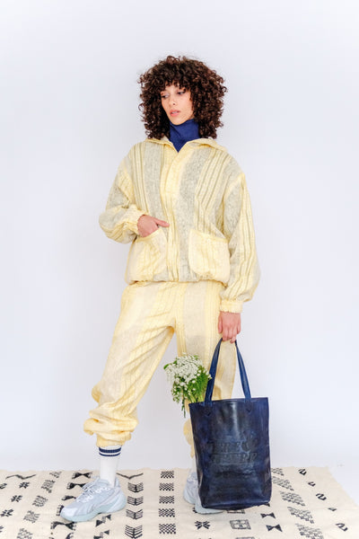 Sm Natural Leather Tote