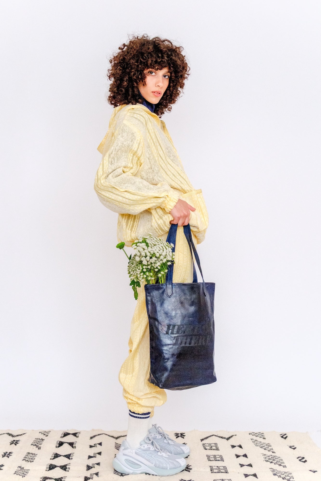 Sm Natural Leather Tote